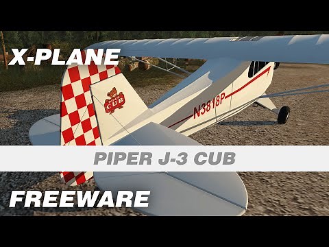 Piper J-3 Cub Freeware Aircraft for X-Plane