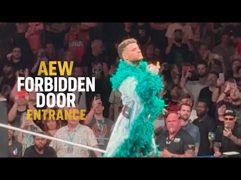 MJF AEW FORBIDDEN DOOR ENTRANCE 02 ARENA LONDON #wwe #aewforbiddendoor #aewdynamite #mjf #wwelive