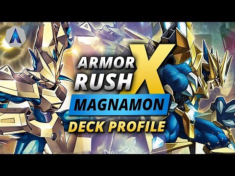 Digimon TCG! BEST TOP TIER! Magnamon X Armor Rush Deck Profile & Combos! (BT9 English Format)