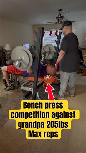 Bench press contest against junk removal company Houston