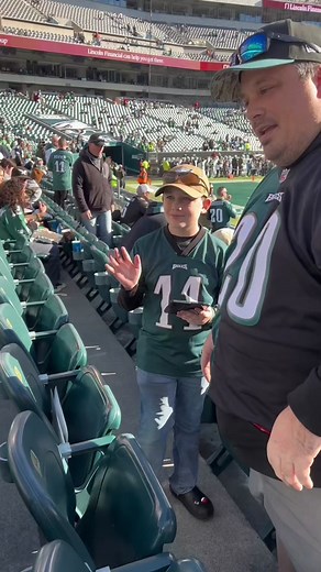 Sideline Surprise: Ethan's First Eagles Game Experience