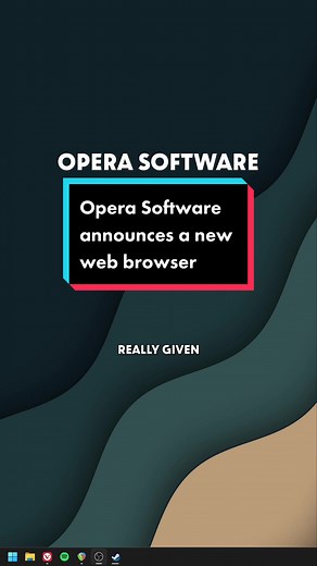 Opera Software announces a new web browser. The Opera One. Aiming to replace their main browser, with a new design and some new features. Their fancy Apple-like marketing talks about “liquid navigation”, “tab islands”, modular designs and Ai powers. It’s in early access as a developer version for now. Should I check it out? 👀 #software #browsers #apps #tech #techtok #technews