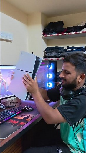 ❤️‍🔥My Ultimate PS5 + Gaming PC Cabinet Setup 🔥 Things You MUST Know Before Building! #ps5 #viral