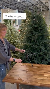 💥 Pro-Tip!💥 Don’t want to decorate on a ladder? Try one of our favorite showroom hacks! Decorate the top section of your tree before you put it on! We use this trick all of the time (especially on our super tall trees!) and it’s a great way to be comfortable and safe ✨ Want to see how we created our Snowy Floral Treetop? We’ll be posting a how-to reel tomorrow so check back and follow for more! ✨ | Treetime Christmas Creations