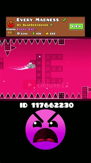 Every Madness in Geometry Dash 💀 #geometrydash #shorts #deluxe12