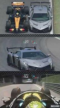 McLaren F1 2025 vs Lamborghini Veneno at Monza