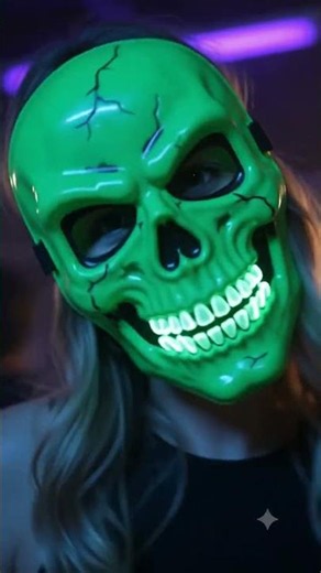 Vinsot 4 Pack Halloween LED Light Up Skeleton Mask Set Review#amazon #usashorts #helloween #usa