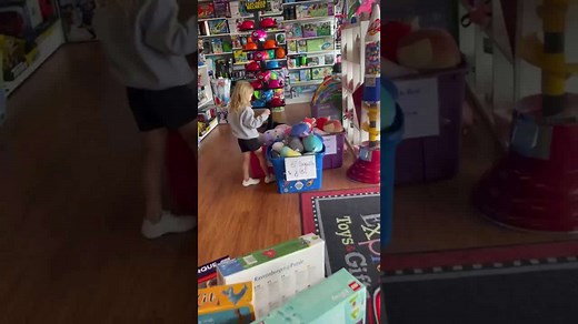 Kids Shopping Spree at Learning Express Toys