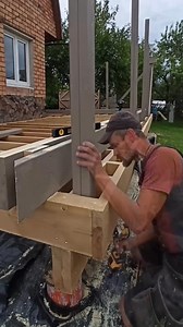 237K views · 579 reactions | Amazing wooden column frame installation skill works | Structure build tips | Facebook