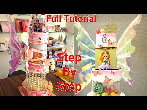 Electric Butterfly Wings Cake | Flying Butterfly Theme Cake | Led Butterfly Wings Cake Ideas