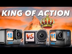 GoPro Hero11 vs Osmo Action 3 vs Hero10 Action Camera Comparison
