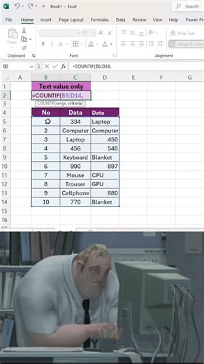 import text value only from data in excel #excel #exceltutorial