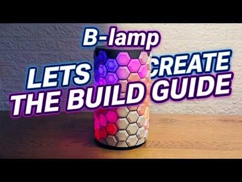 Creating the Build guide for my 3D Printed RGB LED Hexagon-lamp!