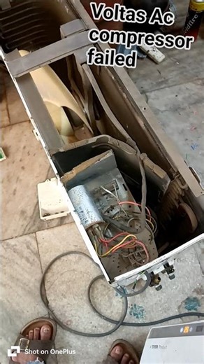 voltas Ac compressor failed🛠️#shorts #short #shortsfeed #shortsviral #ytshorts #youtubeshorts #royal