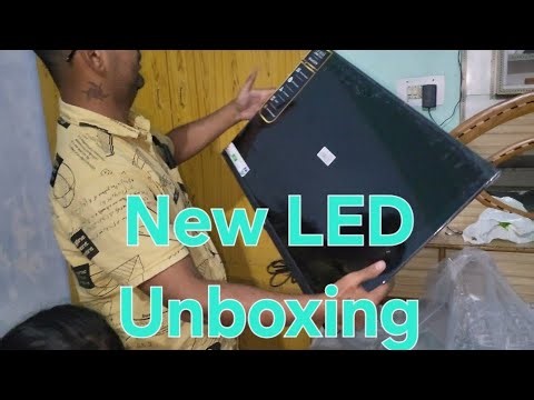 New led tv Unboxing 🤪🤪