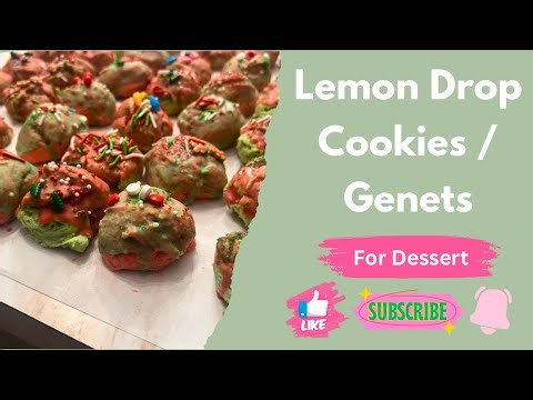 Soft Lemon Drop Genets 🍋🍪 | Easy Glazed Lemon Cookie Recipe