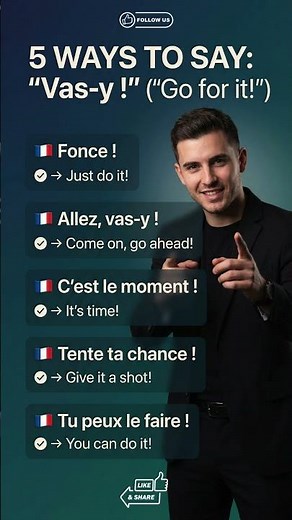 Say 'Go for it!' like a native French speaker #frenchpronunciation #fluency #shorts