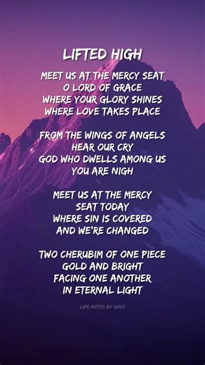 Lifted High | Exodus 37