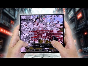 Samsung Galaxy Z Fold 6 test game Minecraft 2025 | Snapdragon 8 Gen 3