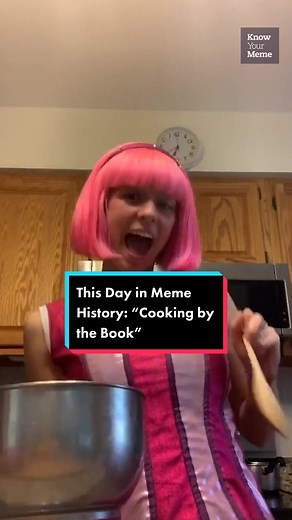 The episode of “LazyTown” that featured “Cooking by the Book” cane out on this day in 2004! #lazytown #cookingbythebook #liljon #knowyourmeme #origins