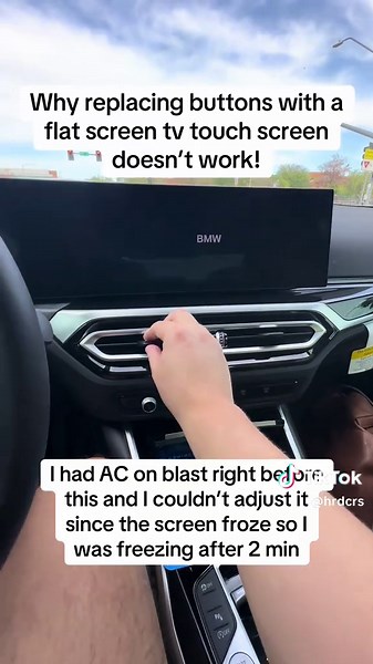 Problemas con la pantalla táctil en un BMW