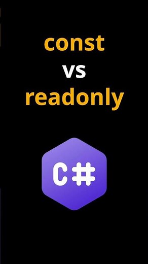 C# Quick Tip: Const vs Readonly | Key Differences Explained in 60 Seconds! 🚀