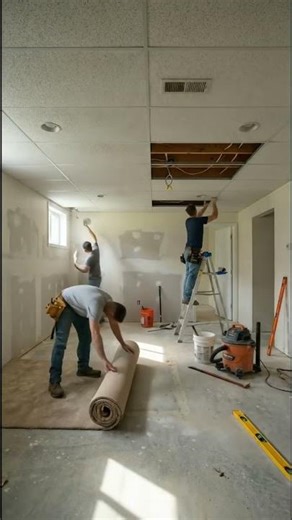 Epic Basement Makeover: From Drop Ceiling Disaster to Luxury Entertainment Lounge