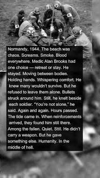 1 Medic Stayed Behind with the Dying Until the End | Military History Talks