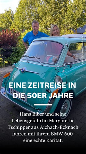Der BMW 600 zieht bei einer Ausfahrt alle Blicke auf sich. Der mintgrüne Flitzer ist eine echte Rarität. Nur noch etwas über 100 Stück sind laut den Eigentümern in Deutschland zugelassen. Mehr zum Auto lest ihr unter dem Link in der Bio. #aichach #bmw #isetta600 #oldtimer | Friedberger Allgemeine