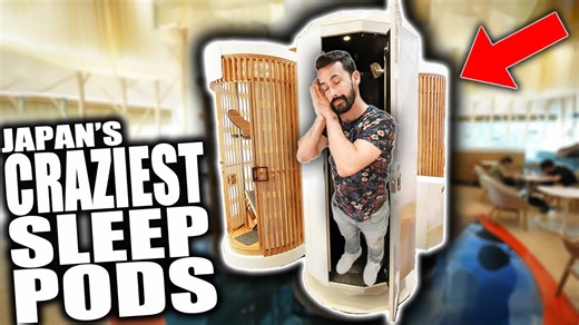I Tried Japan's WEIRDEST TINY Sleep Pods