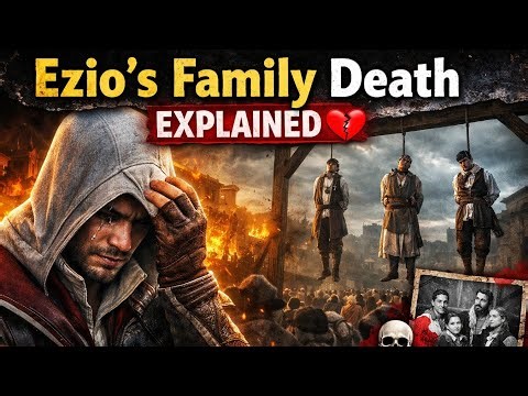 Ezio Family Death Explained 💔 | The Tragedy That Created a Legend (AC2 Story)