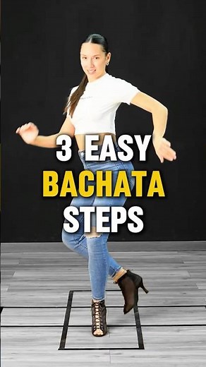 Try these 3 easy Bachata steps! Bachata Tutorial For Beginners