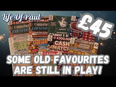 £45 mix of lotto scratch cards. Fingers crossed for a big win 🤞