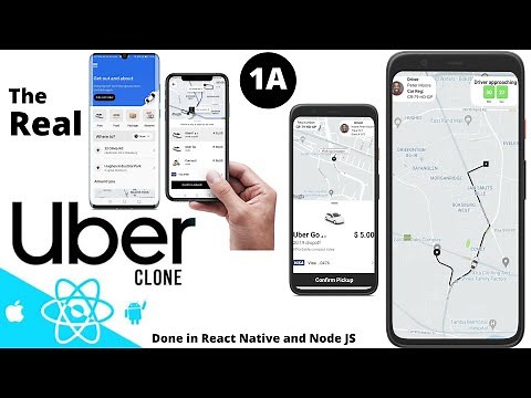 The Real Uber Clone in React Native & Node.JS + MongoDB Part 1A (a Full Stack Project)