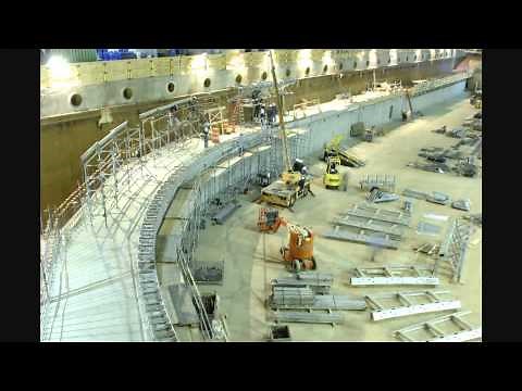 US Navy's MASK wave pool - timelapse of the construction