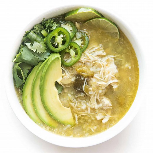 Whole30   Keto Instant Pot Verde Chicken Chili