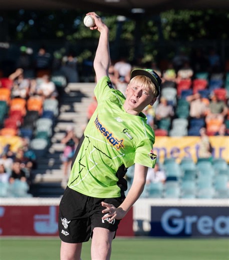 Benji's First Ball: A New Spinner in Cricket
