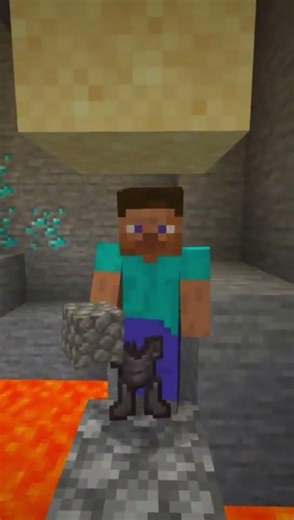 Minecraft but with insane graphics #funny #gaming #minecraft