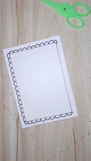 Simple border design 💫📌🫰#simpleborderdesign #shortsfeed #youtubesearch #channelpages