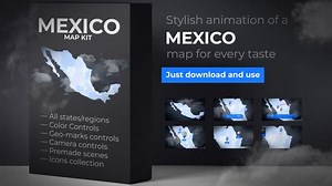 Mexico Map - United Mexican States Map Kit
