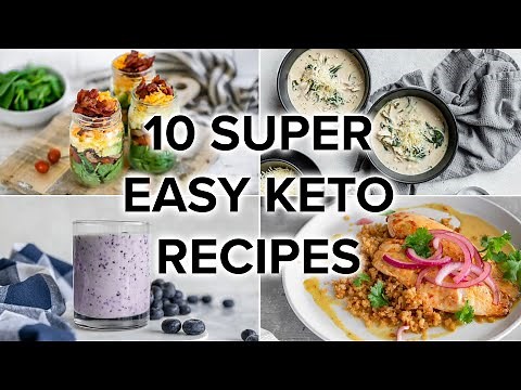10 Super EASY Low-Carb & Keto Recipe Ideas