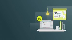 Download Technology background with abstract digital code motion. Software development process concept in a cyberspace. Seamless loop for free