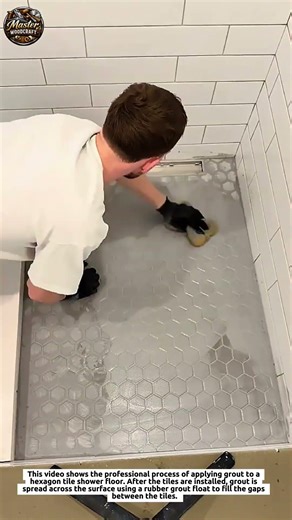 Perfect Tile Grouting Technique | How to Finish Bathroom Floor Tiles