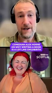“It’s a little bit like giving birth to a child” Alex Horne reveals the struggles of bringing a book into the world. Afternoons | Listen on BBC Sounds #Afternoons #AlexHorne #RSVis | BBC Radio Scotland
