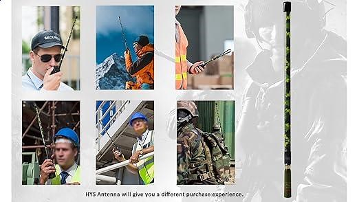 HYS 2M\/70CM SMA Female Base Antenna