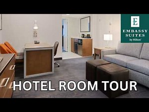 Embassy Suites Hilton Hotel Tour - 2 Bed Room Suite Room Tour - Chicago Downtown River North