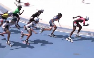 【速度轮滑Roller Speed Skating】1000米青少年男子半决赛
