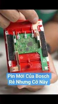 Khoan Pin Mới Của Bosch - Rất Gọn Và Mạnh, Pin Sạc Chất Lừ - Bosch GSB và GSR 18V-52