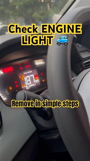 Check engine light How to remove check engine light in tata punch nexon curv harrier #punchfacelift
