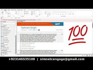 Shelly Cashman Access 2019 | Module 2: SAM Project 1a | Personal Insurance, Inc. #accessmodule2